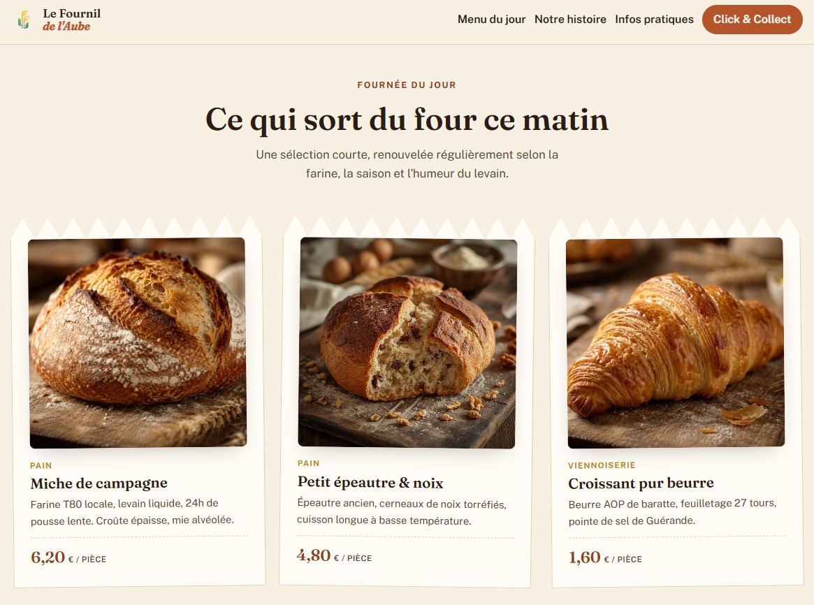 site boulangerie