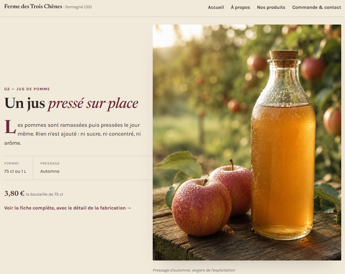 site ferme