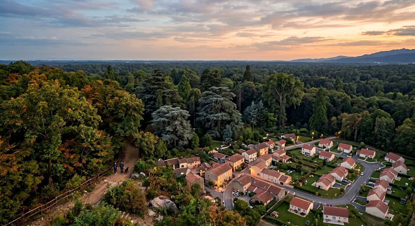 La forêt de Brandouet, menacée par le projet d'aménagement